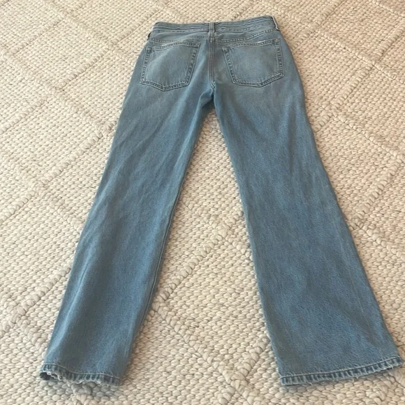 Ética Wide leg Denim Jeans in a light blue wash - Picture 6 of 6